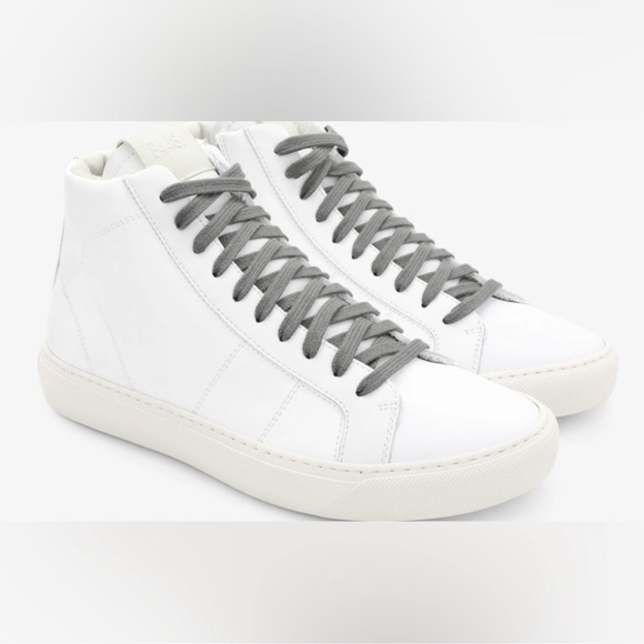 P448 B Star Whiter You can surf later white gray laces high topsneakers shoe